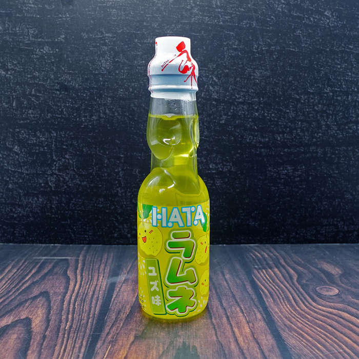 (Hata) Ramune Yuzu Flavour Soda Drink 200ml