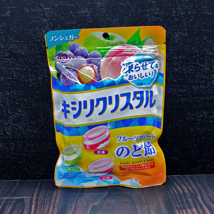 (Kasugai) Xyli-Crystal Assorted Fruit Candy 63g