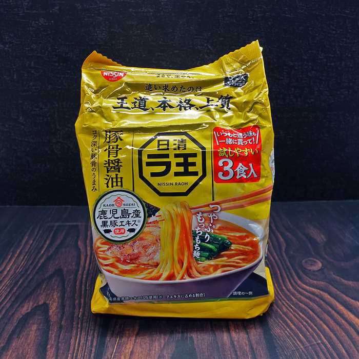 (Nissin) Rao Tonkotsu Shoyu Ramen 100g x 3 Pack