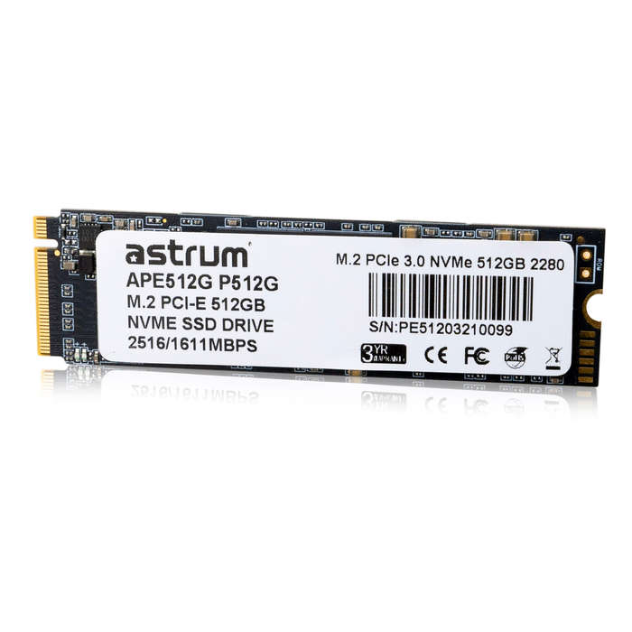 Astrum P512G 512GB PCIE-3.0 M.2 NVME SMI SSD