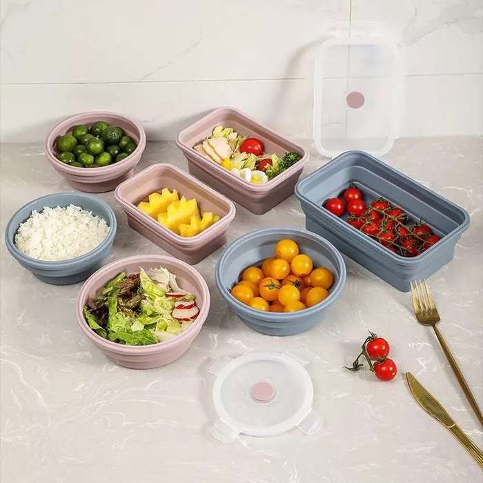 Home Guru Round Collapsible Containers - 3 Pack