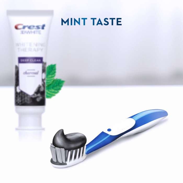 Crest Charcoal 3D White Deep Clean Whitening Toothpaste - 116g (Pack of 3)