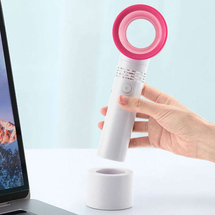 Nordik Beauty Handheld Cooling Bladeless Rechargeable Mini Fan