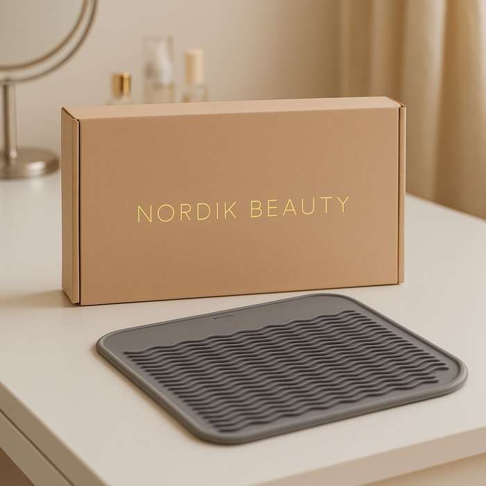Nordik Beauty Heat-Resistant Silicone Mat & Cover for Hair Styling Tools