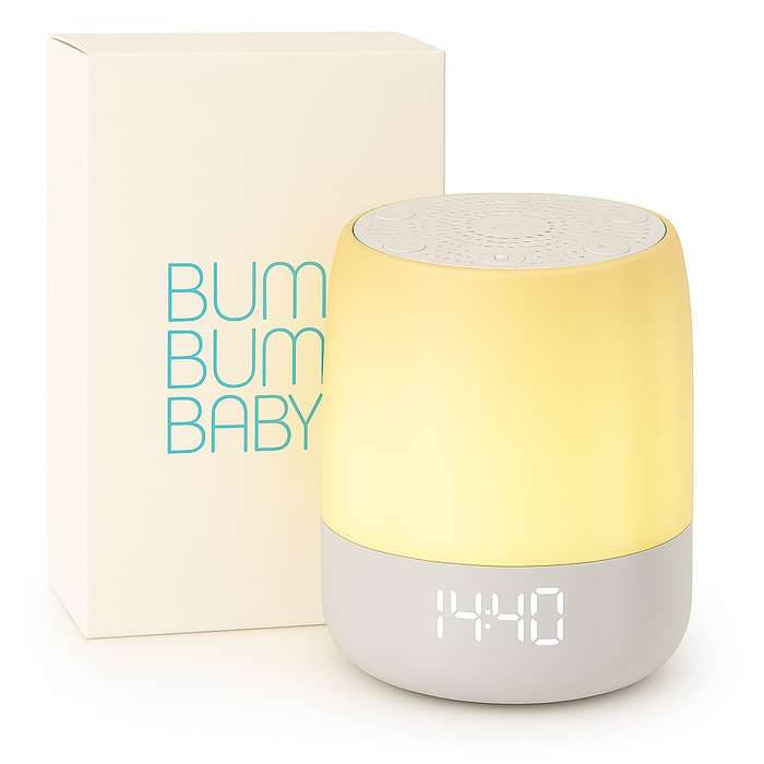 Bum Bum Baby Smart Night Light and White Noise Sound Machine