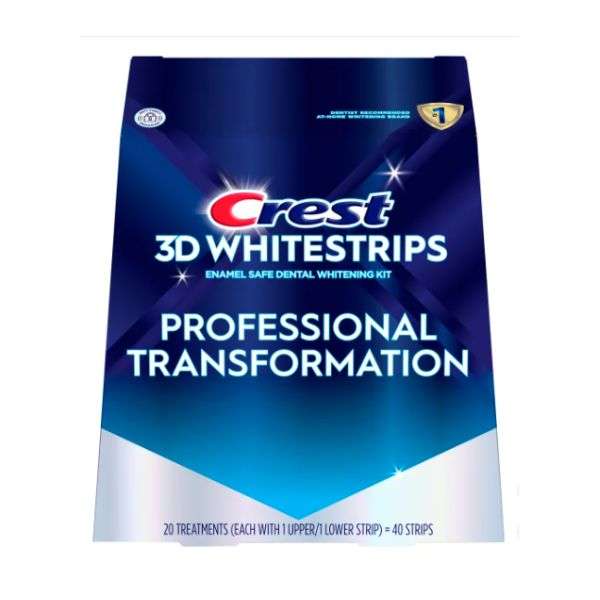 Crest 3D Whitestrips Professional Transformation - 20 Treatments (40 Strips)