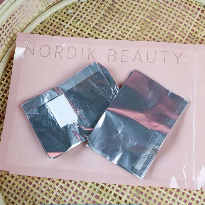 Nordik Beauty Nail Prep Combo - 100 Alcohol Pads + 50 Nail Foils