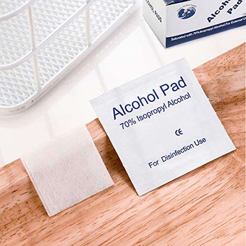 Nordik Beauty Nail Prep Combo - 100 Alcohol Pads + 50 Nail Foils
