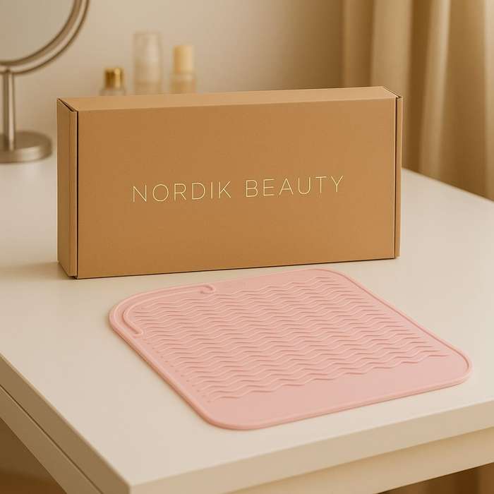Nordik Beauty Heat-Resistant Silicone Mat & Cover for Hair Styling Tools