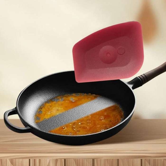 Kitchen Kult Reusable Non-Stratch Pot Scrapers (Pack of 3)