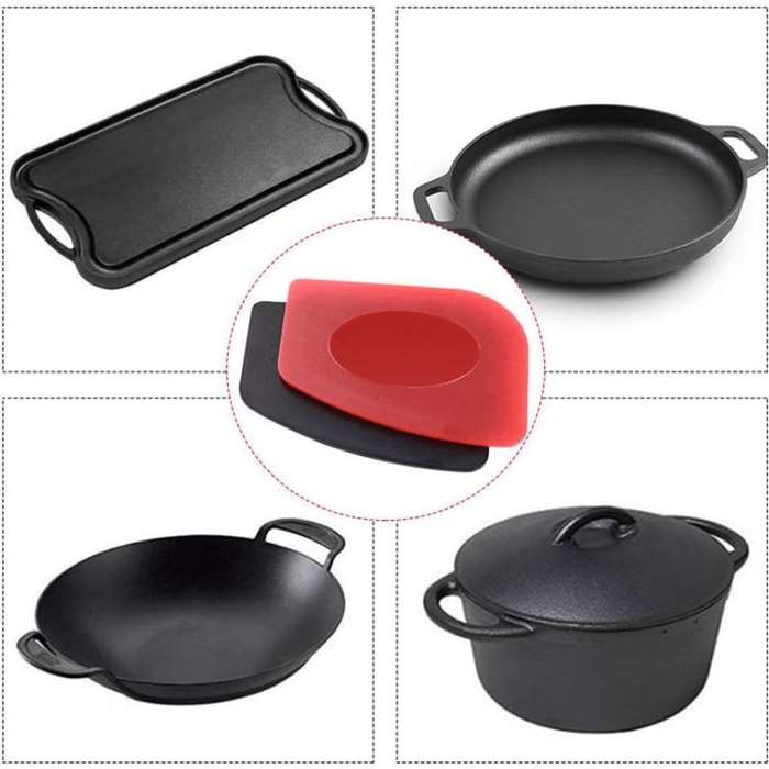 Kitchen Kult Reusable Non-Stratch Pot Scrapers (Pack of 3)