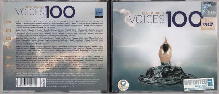 100 Best Adagio Voices (6CDs)