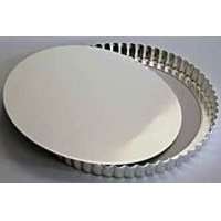 TBT Bakeware Quiche Fluted Loose Bottom (28cm) (Silver)