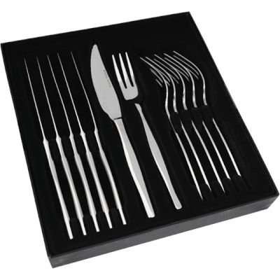 Eetrite Slimline Boxed Steak Knife and Fork Set (12 Piece)