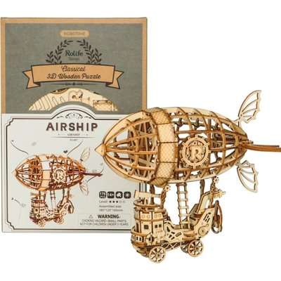 Robotime Airship 3D Wooden Puzzle (176 Pieces)