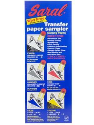 Saral Transfer Paper - A4 - Assorted Colours - 5 Sheets