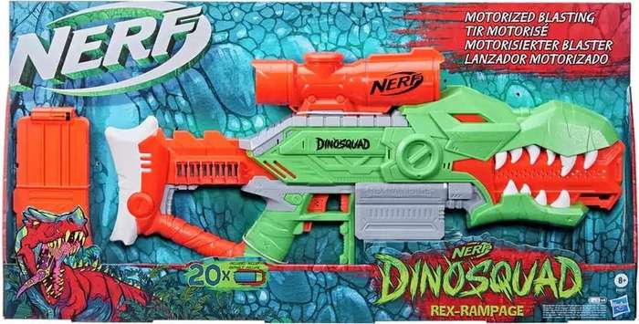 NERF DinoSquad Rex-Rampage Blaster
