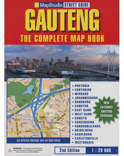 Gauteng -  THE COMPLETE MAP BOOK (Map Studio)