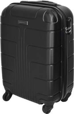 Marco Expedition Luggage Bag - 20 inch, High quality ABS  (Black)