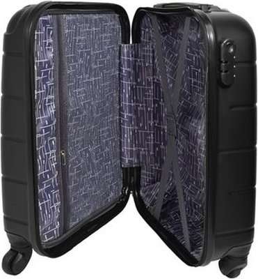 Marco Expedition Luggage Bag - 20 inch, High quality ABS  (Black)
