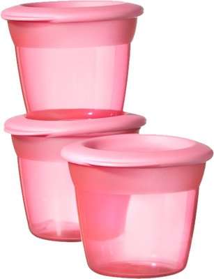 Tommee Tippee - Essentials Food Pots & Lids (3 Pack | Supplied Colour May Vary)