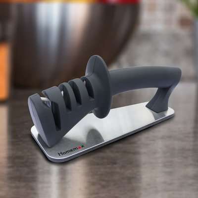 Homemax Samurai 4-in-1 Knife & Scissor Sharpener