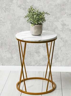 Fine Living Grecian Pillar Side Table