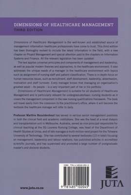 Dimensions Of Healthcare Management (Paperback, 3rd ed)