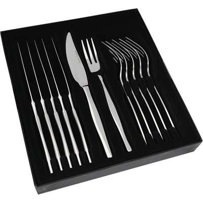 Eetrite Slimline Boxed Steak Knife and Fork Set (12 Piece)