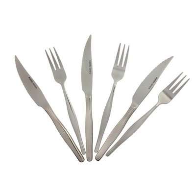 Eetrite Slimline Boxed Steak Knife and Fork Set (12 Piece)