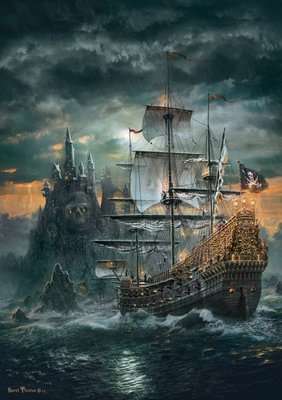 Clementoni Pirate Ship Jigsaw Puzzle (1500 Pieces)