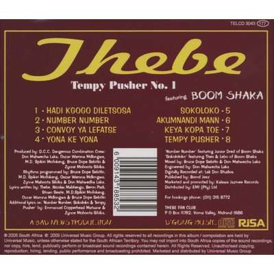 Tempy Pusher No.1 (CD)