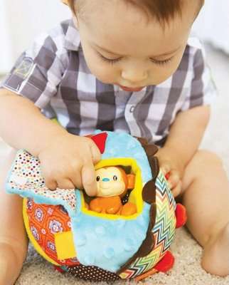 Infantino Gaga: Patchwork Peek-A-Boo Ball