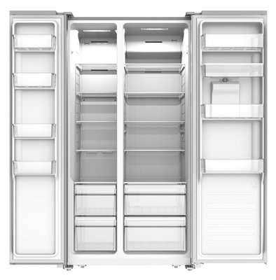 Hisense Black Mirror Side By Side Refrigerator (600L)