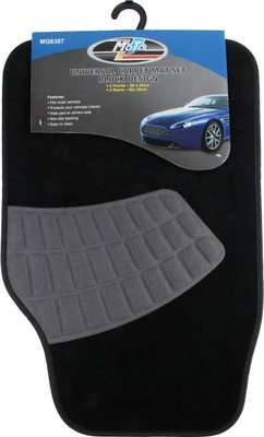 Moto-Quip Car Mat (Set of 4)(Black)