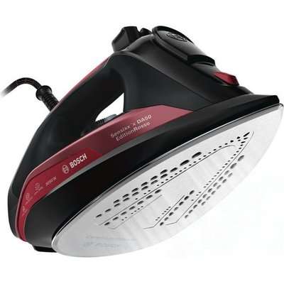 Bosch Sensixx DA50 Rosso Protect Steam Iron (Black and Red | 3000 W)