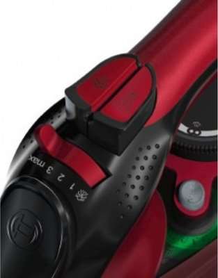 Bosch Sensixx DA50 Rosso Protect Steam Iron (Black and Red | 3000 W)