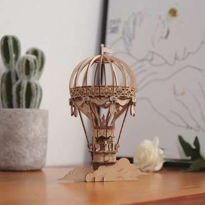 Robotime Hot Air Balloon 3D Wooden Puzzle