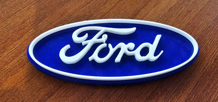 Ford Badge - 3D Printed