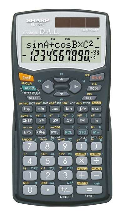 Sharp EL-506W Scientific Calculator