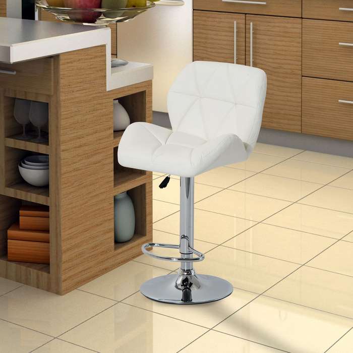 Ultra-modern Bar Stool - White