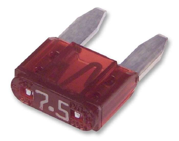 Littelfuse 029707.5L Fuse, Automotive, Fast Acting, 7.5 A