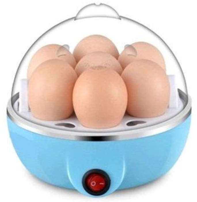 Electric Egg Cooker - 7 eggs - Blue