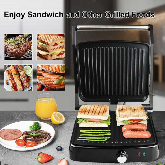 Sokany Sandwich Press and Healthier Grill - 2000W