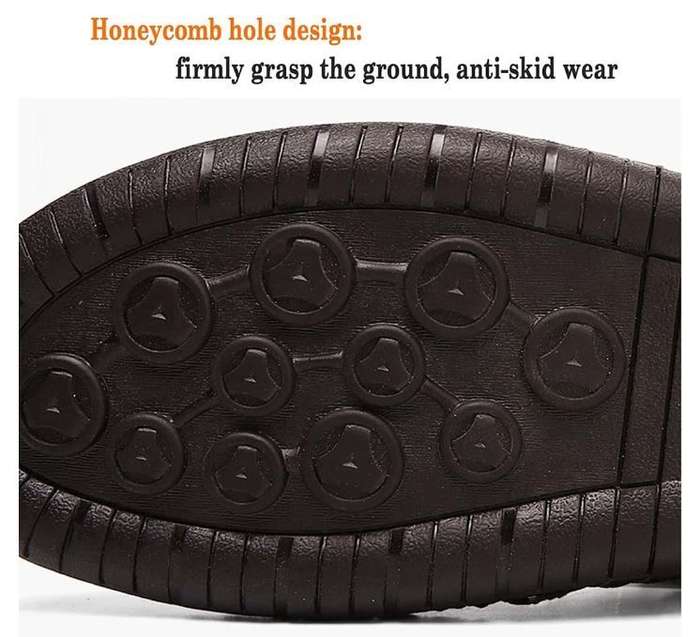 Urban Trek Men's Luxe Leather Sandals - EU 42