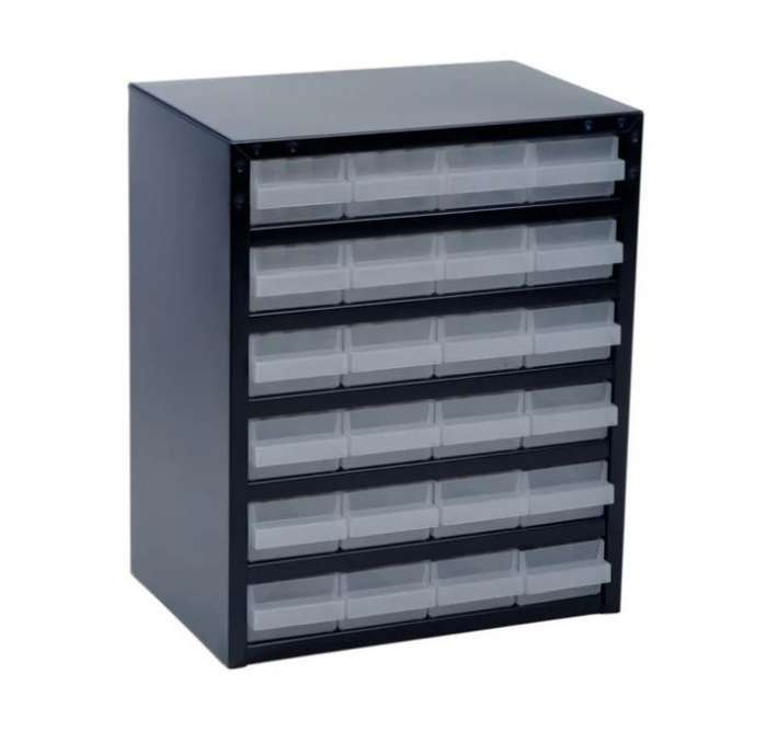 Raaco (137577) Storage Cabinet, 24 Drawer, Steel