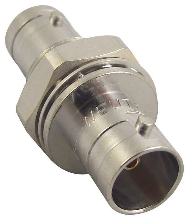 Neutrik (NBB75FG) RF / Coaxial Adapter, BNC, Jack, BNC, Jack