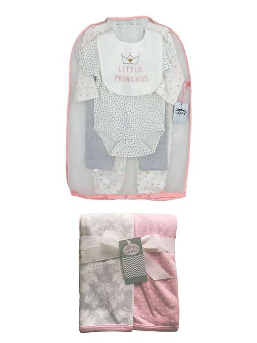 Mothers Choice 100 % Cotton 7 Piece Little Princess Set 6-9 months