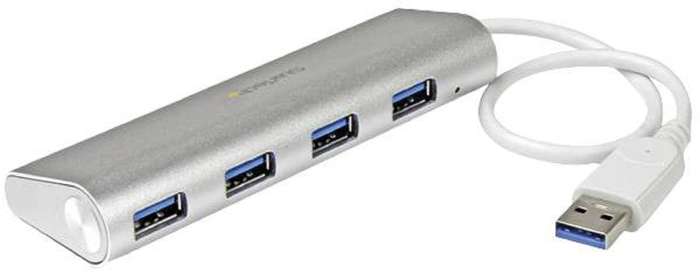 Startech (ST43004UA) Hub, USB 3.0, Bus Powered, 4 Ports