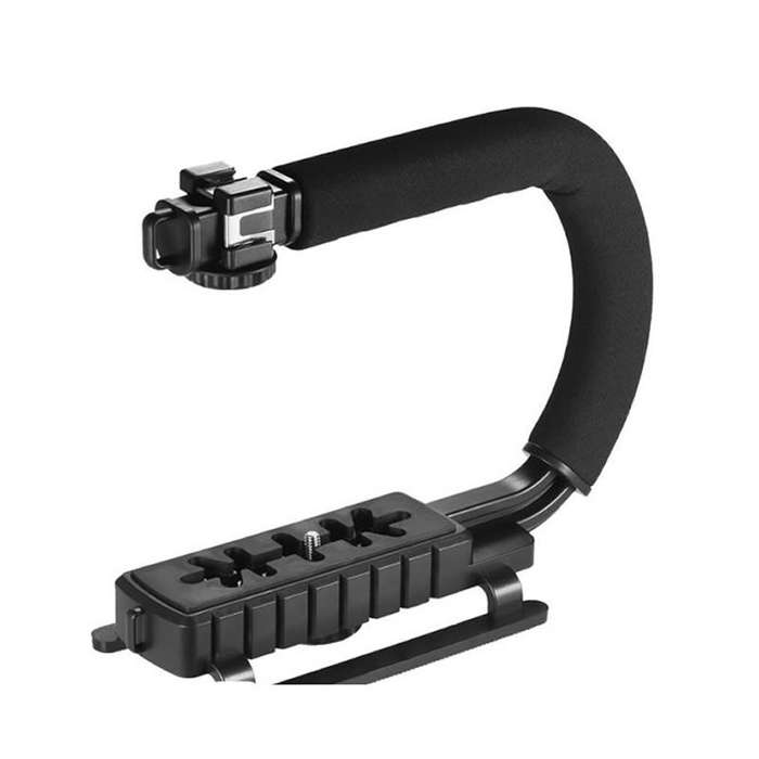 TikTok YouTube Vlog Kit with Mini Stand, LED Light, Microphone, Camera Cradle C-Handle
